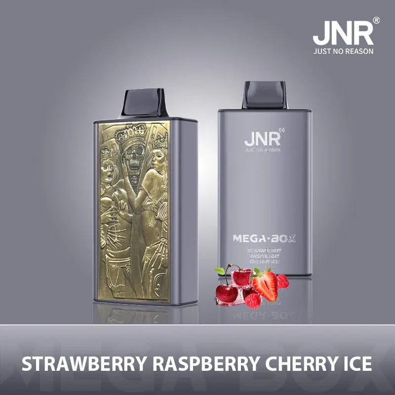 JNR Vape 25K Puffs Strawberry Raspberry Cherry Ice Saveur Cigarette électronique Jetable