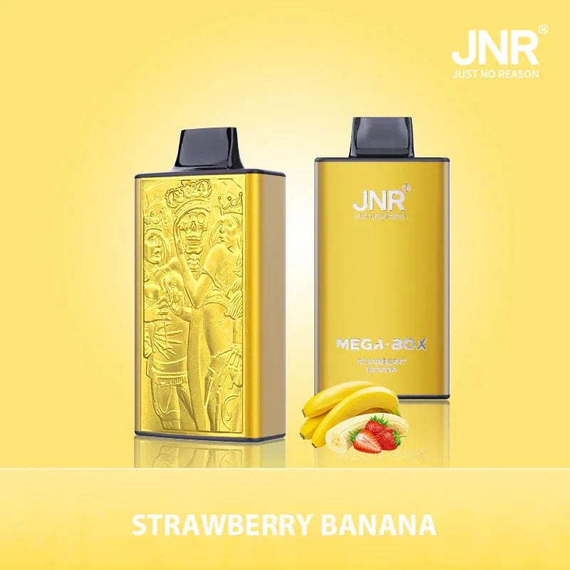 JNR Mega Box Puff 25K Taff Strawberry Banana Saveurs Vape Jetables Prix
