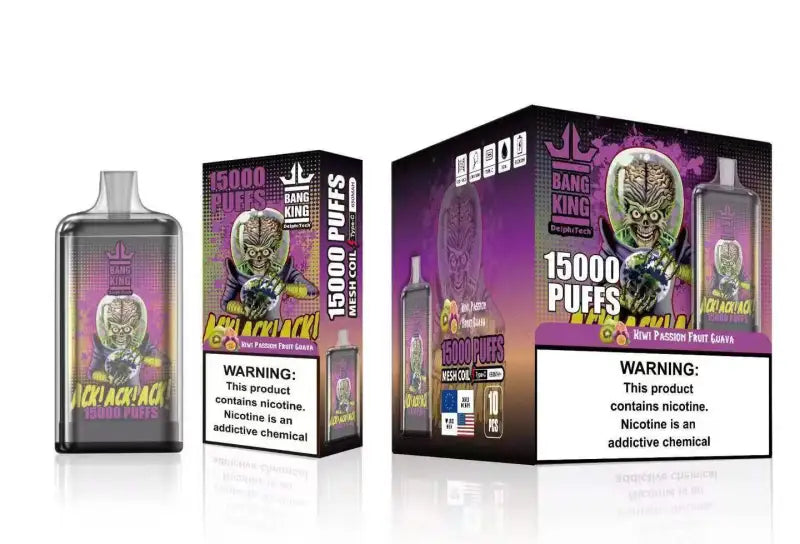 Kiwi Passion Fruit Guava - Bang King 15000 Puffs Cigarette électronique Jetable