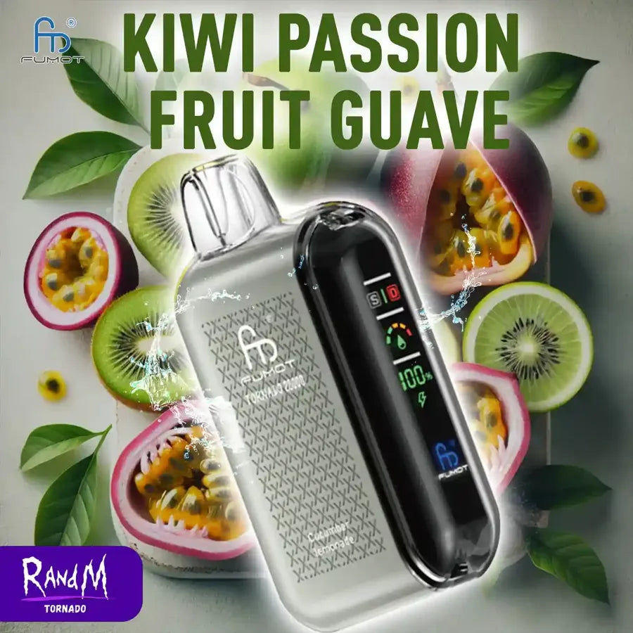 Puff 20K Taff Kiwi Passion Fruit Guava Gout Cigarettes électroniques Jetables
