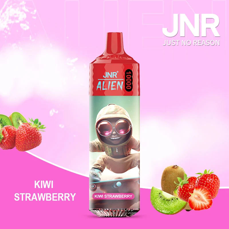 Kiwi Strawberry - Puff JNR Vape Alien 10000 Puffs Cigarette électronique Jetable