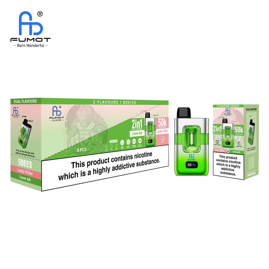 FUMOT ECO 2IN1 50K Taff Lady Killer & Love 66