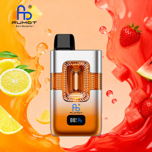 Lemon Lime & Strawberry Watermelon Dual Flavor RandM FUMOT ECO 2IN1 50K Vape