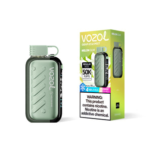 4 Eisstufen VOZOL Gear 50000 Vape Melon Gum