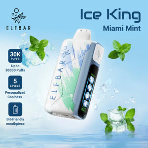 Elf Bar Ice King 30K Bouffées Miami Mint