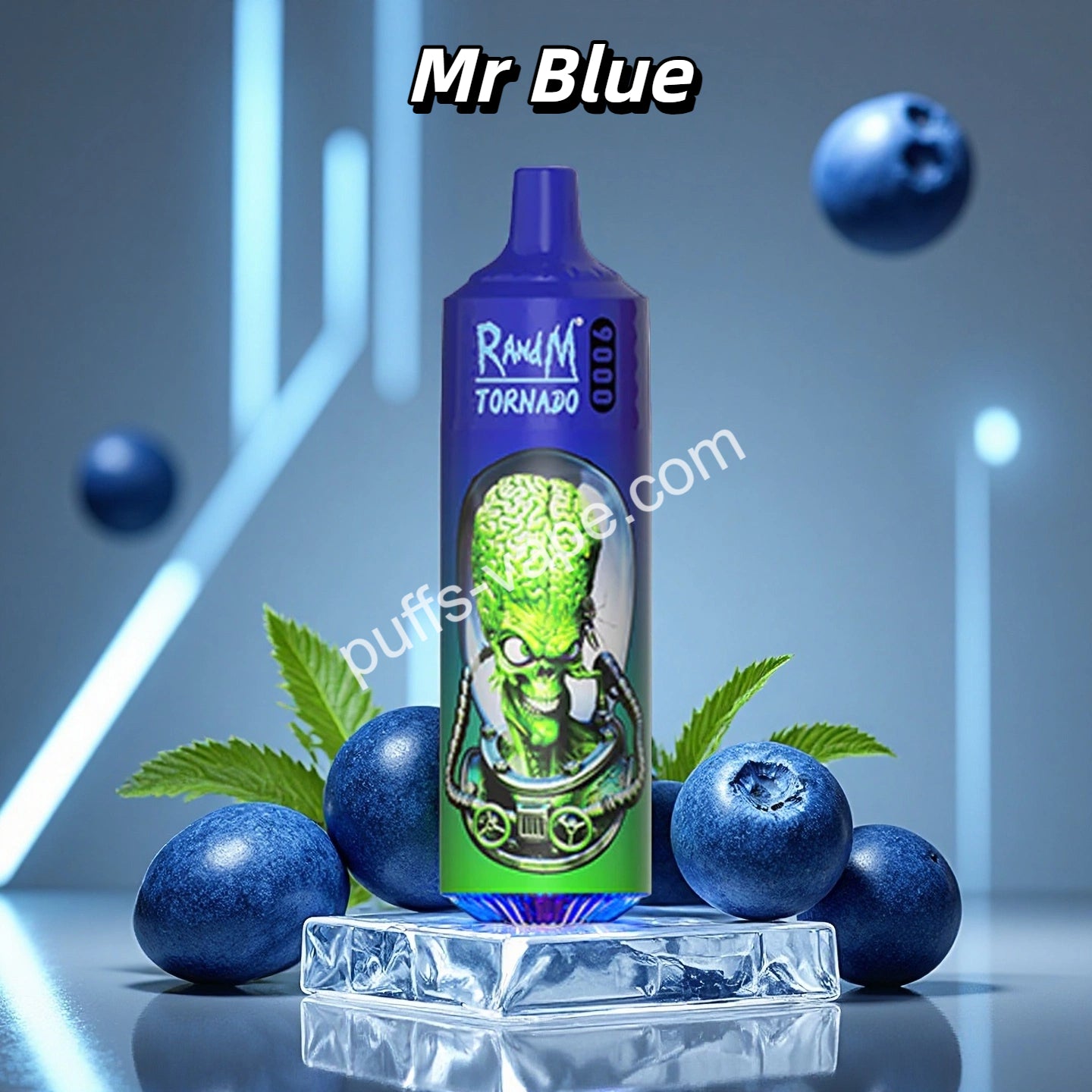 Mr Blue Puff 9000 Taff Vape Jetable