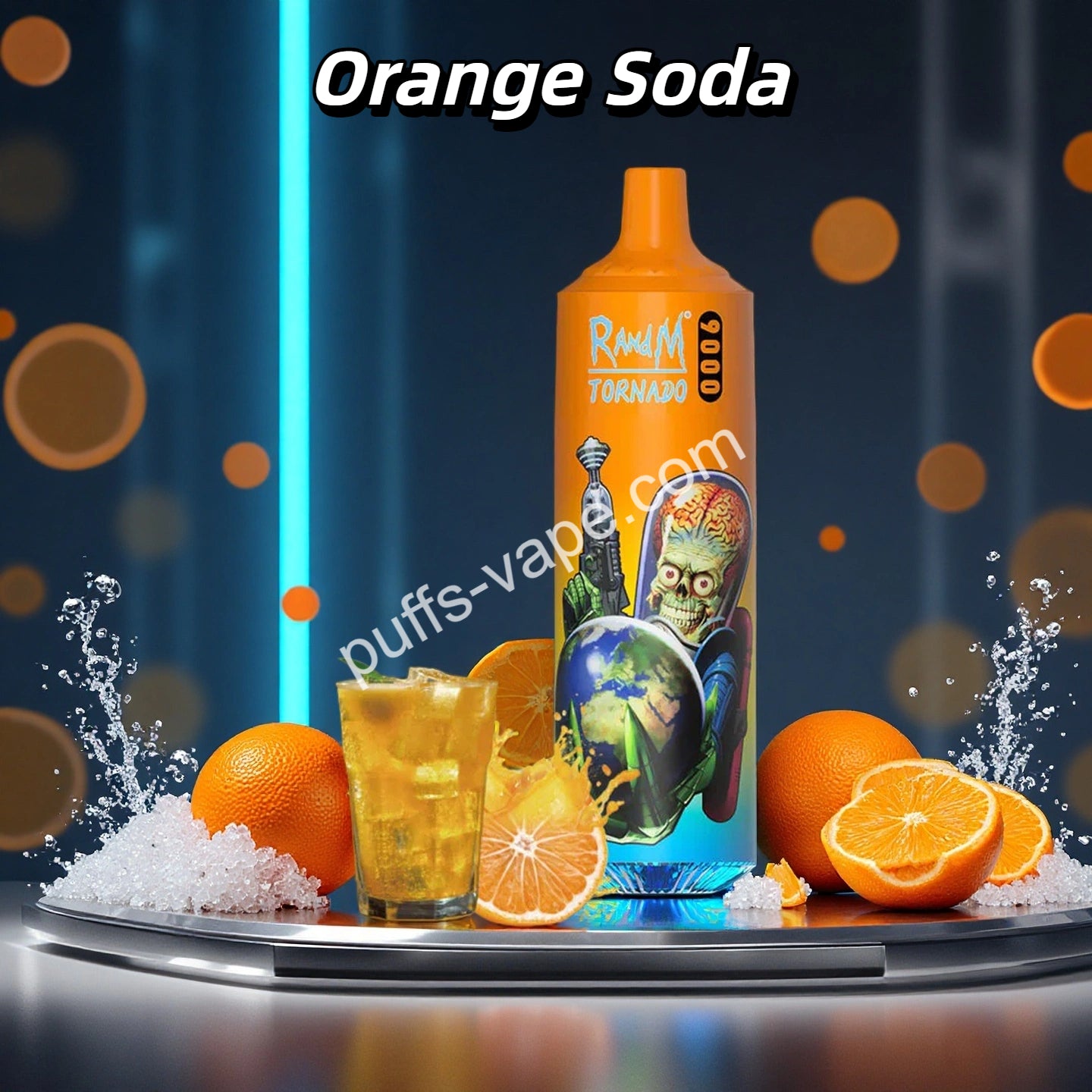 Orange Soda Tornado Puff 9000 Taff