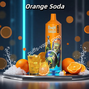Orange Soda Tornado Puff 9000 Taff