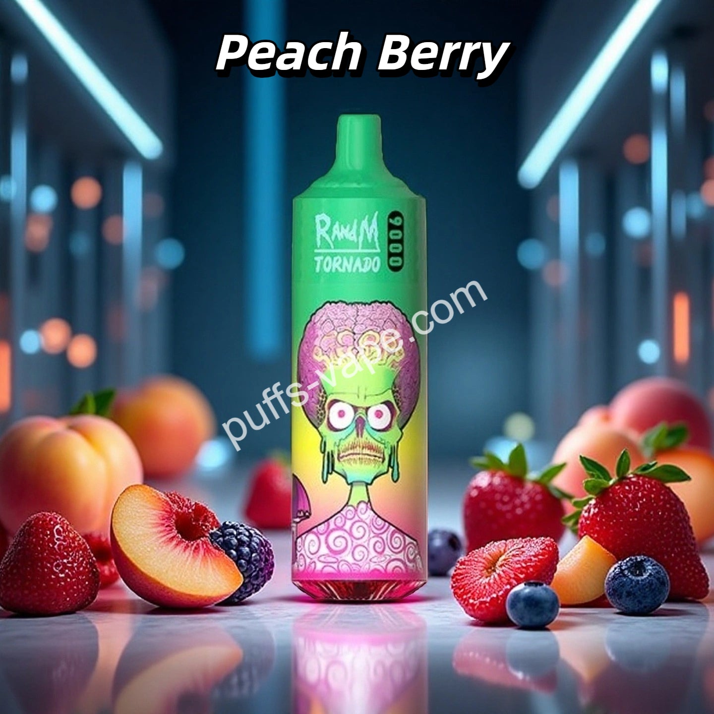 Peach Berry Randm Puff 9K Bouffees
