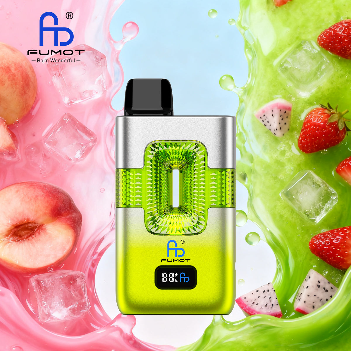Peach Ice & White Mamba FUMOT ECO 2IN1 50K Vape