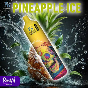 Randm Tornado Puff 30K Taff Music Edition Einweg-E-Zigarette – Ananas-Eis