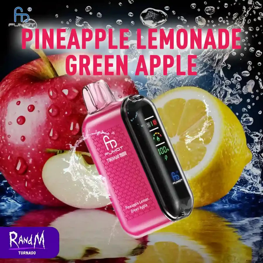 Pineapple Lemonade Green Apple - Puff Tornado 20000 Bouffees Vape Jetables
