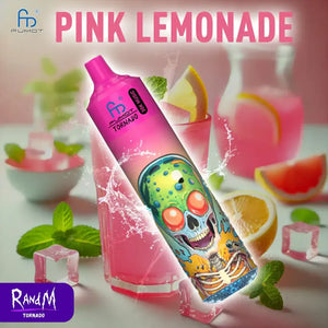 Puff 30000 Taff Einweg-E-Zigarette mit LED-Beleuchtung – Geschmacksrichtung: Pink Lemonade