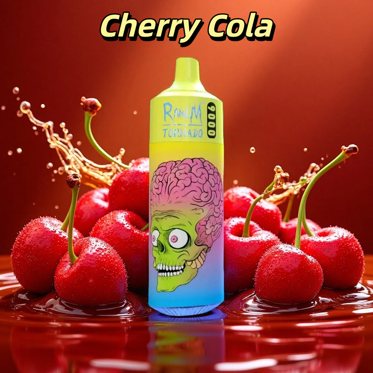 Randm 9000 Puff 9k Taff Cherry Cola Gout Cigarette électronique Jetable