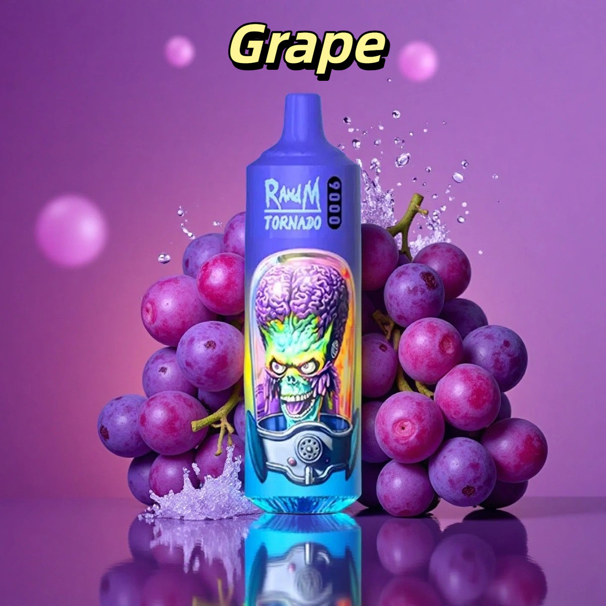 Tornado 9000 Puffs Grape Goût Cigarette électronique Jetable