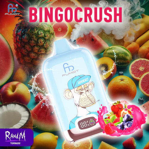 Fumot Vape Jetable Puff 12K Bouffees Bingo Crush Gout with 12000 Big Puffs