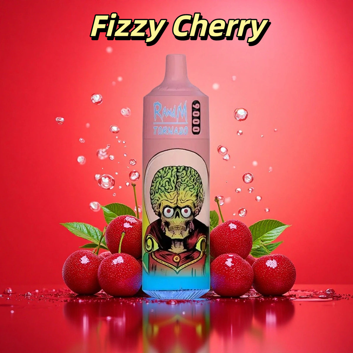 Randm Tornado 9000 Fizzy Cherry Gout Puff 9k Taff cigarette électronique jetable