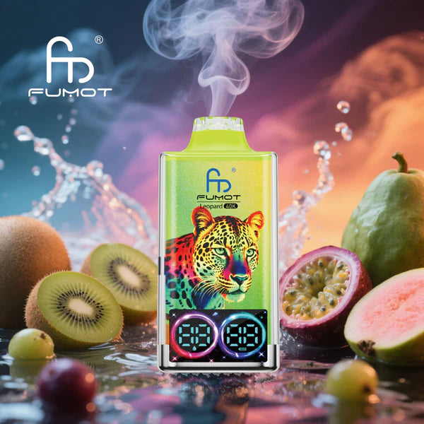RandM Tornado Puff 40000 Taff Kiwi Passion Fruit Guava Gout Vape Jetable