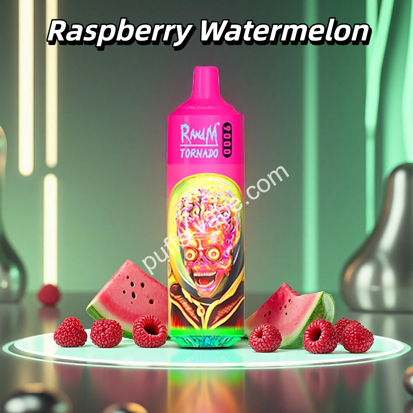 Raspberry Watermelon Randm Puff 9K Bouffees