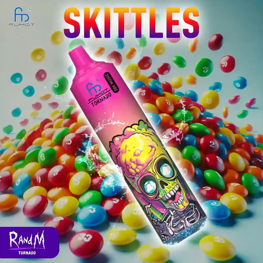 Puff 30K Bouffees Édition Musique Cigarette électronique Jetable Skittles Gout
