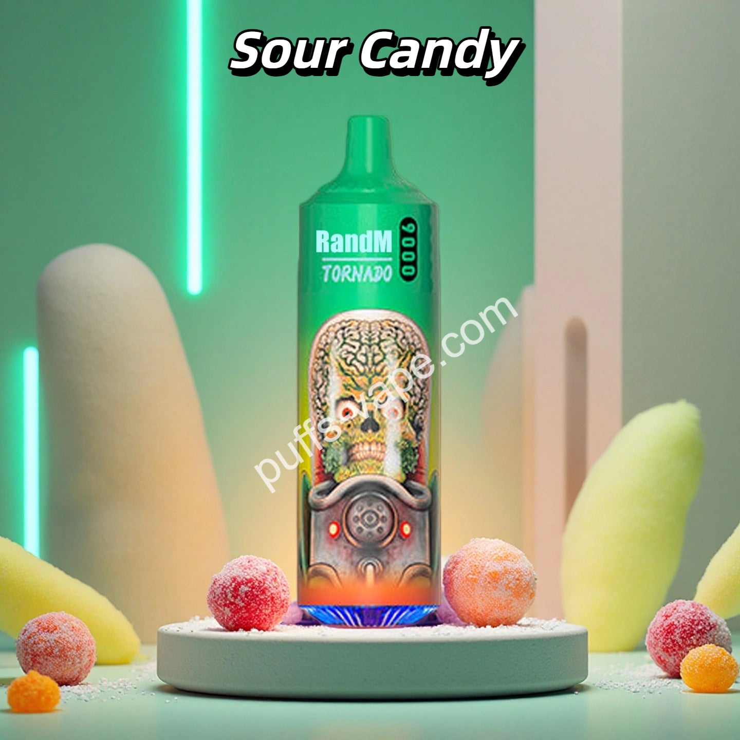 Sour Candy Randm Puff 9k Puffs Vape Jetable