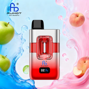 FUMOT 50K Taff Sour Apple & Juicy Peach
