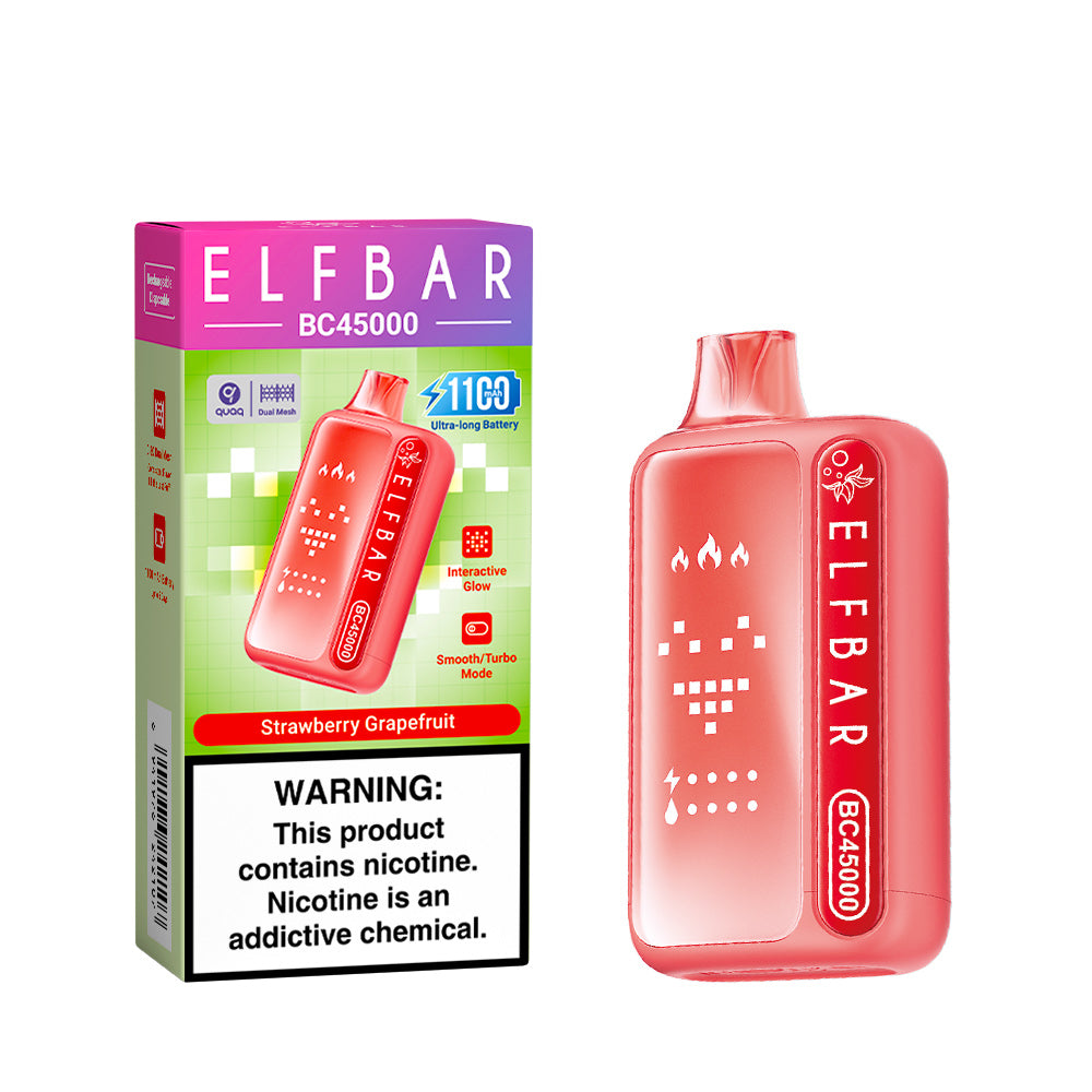 Elf Bar BC45000 Strawberry Grapefruit : douceur et acidité