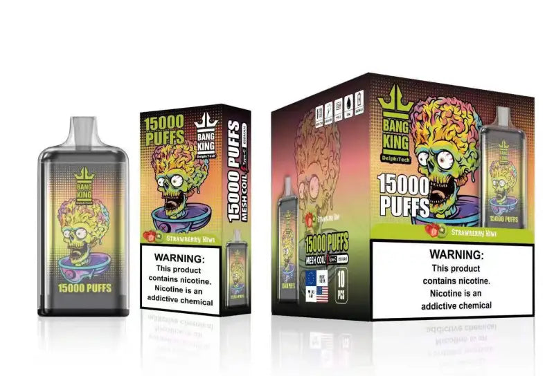 Strawberry Kiwi - Bang King 15000 Puffs Vape Jetable