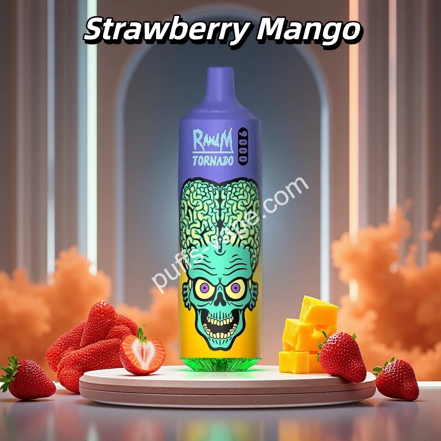 Strawberry Mango Randm Tornado Puff 9K Bouffees