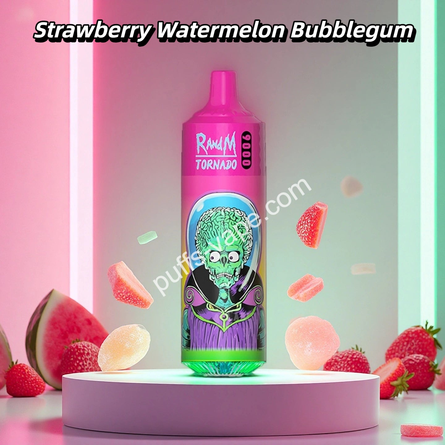 Strawberry Watermelon Bubblegum Puff 9K Bouffees