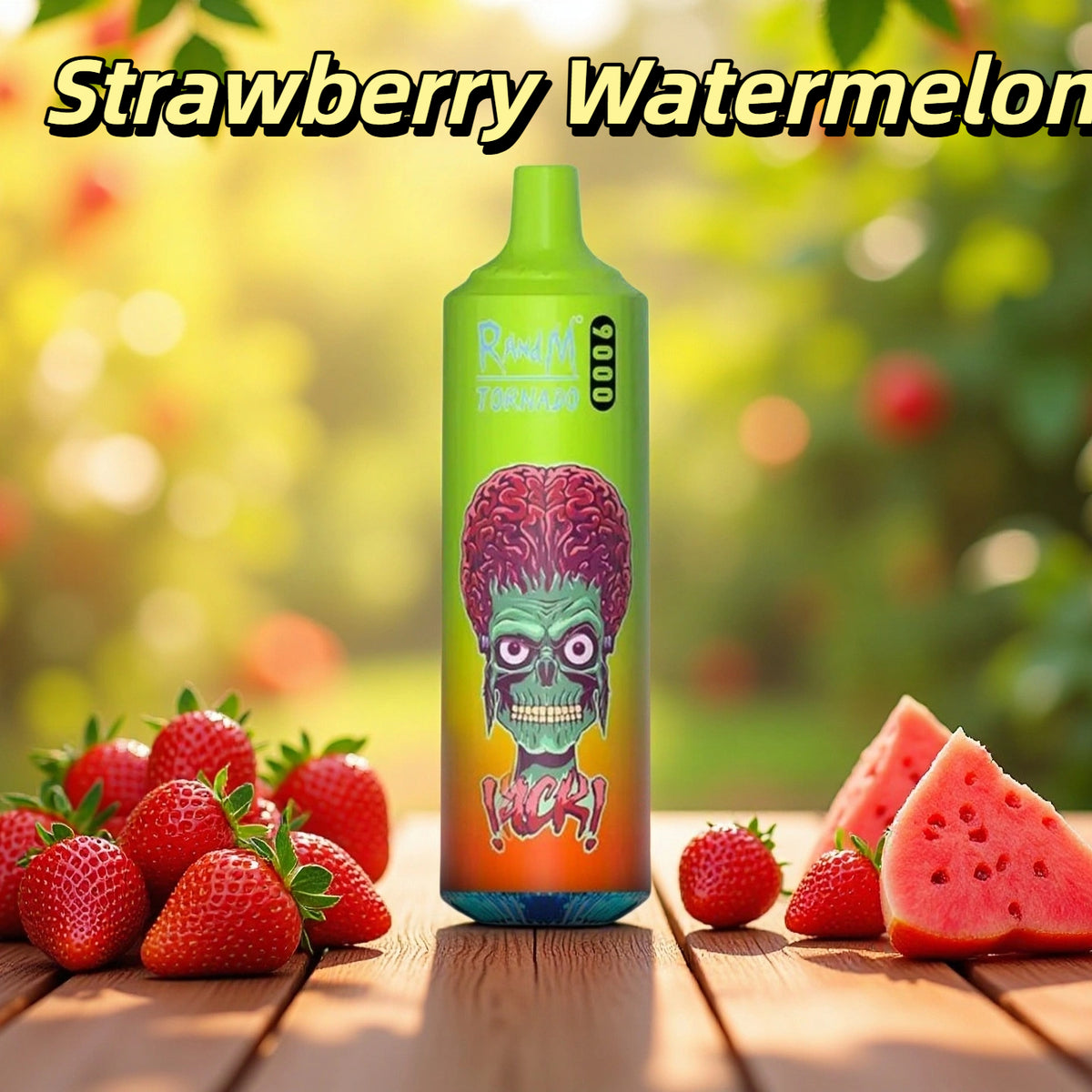 Puff 9K Bouffees Strawberry Watermelon Gout Cigarette électronique Jetable with 18 ml E-liquide