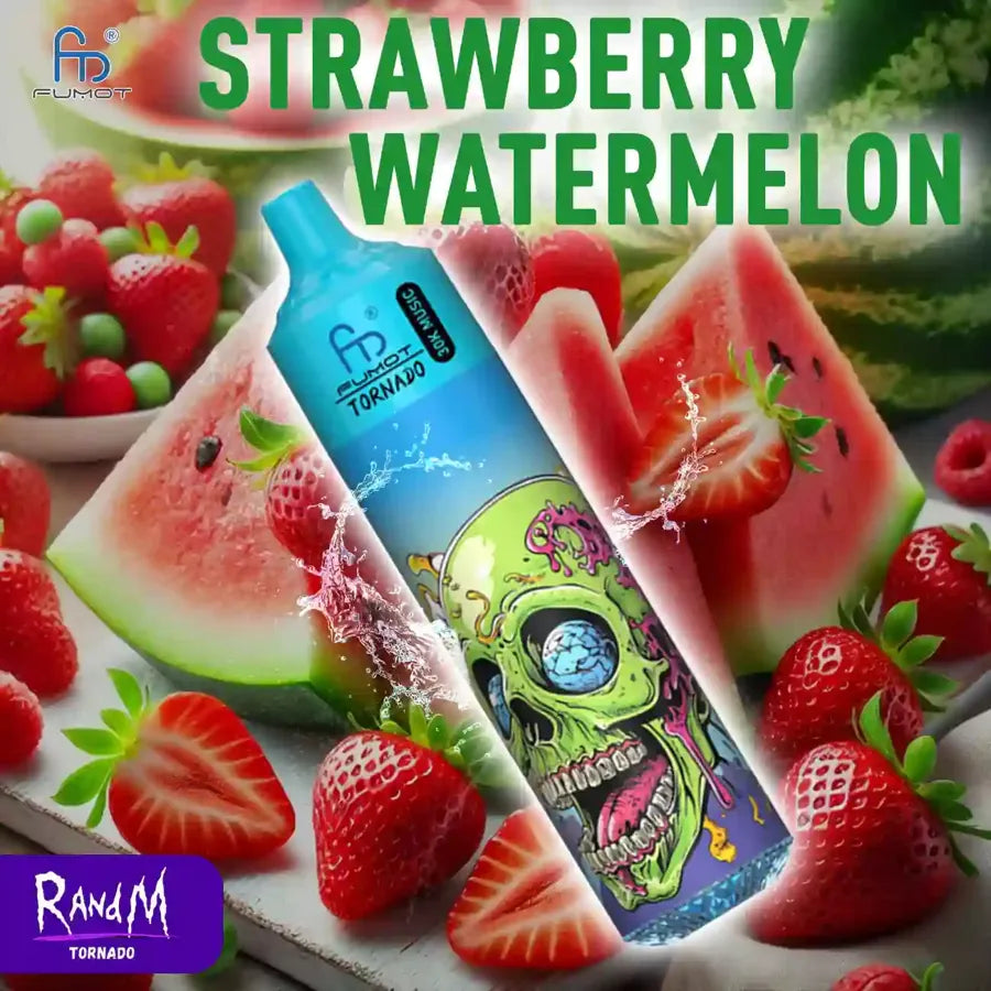 Strawberry Watermelon Gout - Randm Tornado 30000 Puffs Vape Jetable