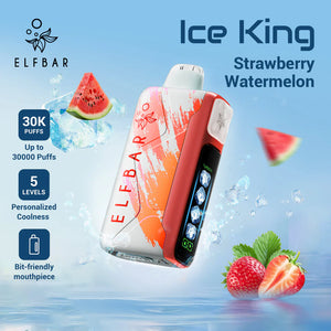 Puff Elf Bar 30K Taff Strawberry Watermelon