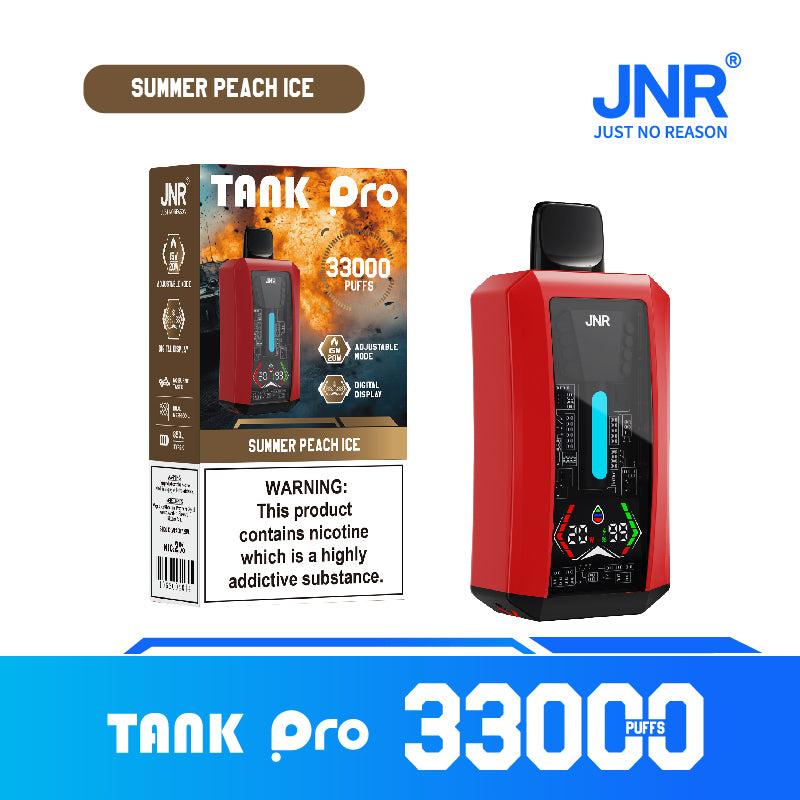 Summer Peach Ice JNR Tank Pro 33K Vape-Geschmack