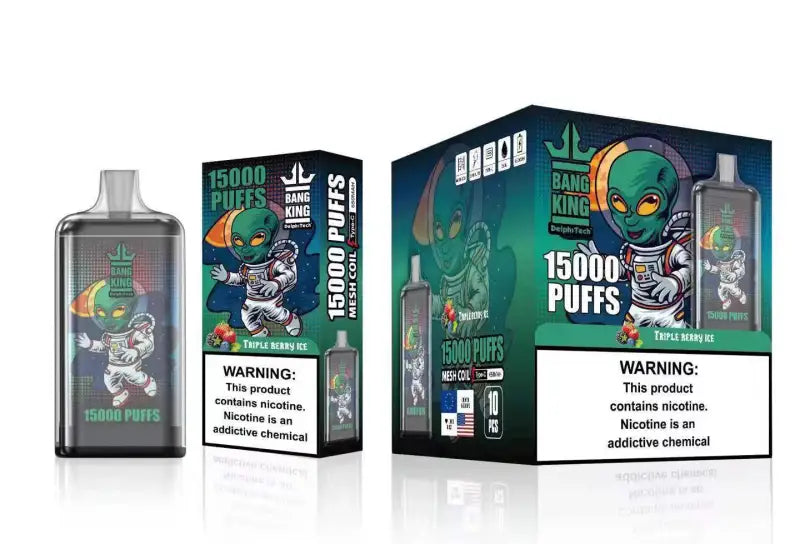 Bang King 15000 Puff Triple Berry Ice Saveur Cigarette électronique Jetables
