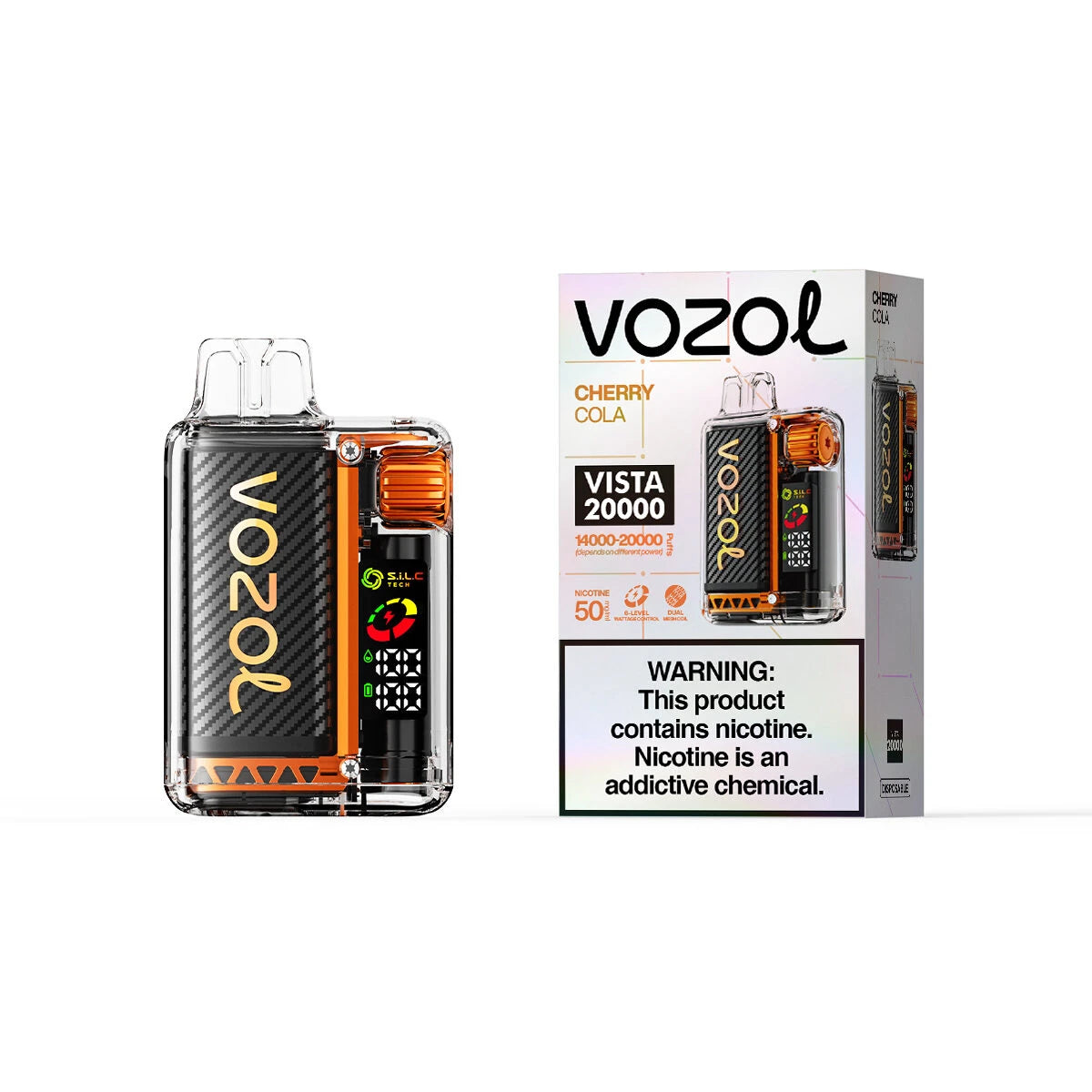 VOZOL Vape Vista 20000 20K Züge Cherry Cola