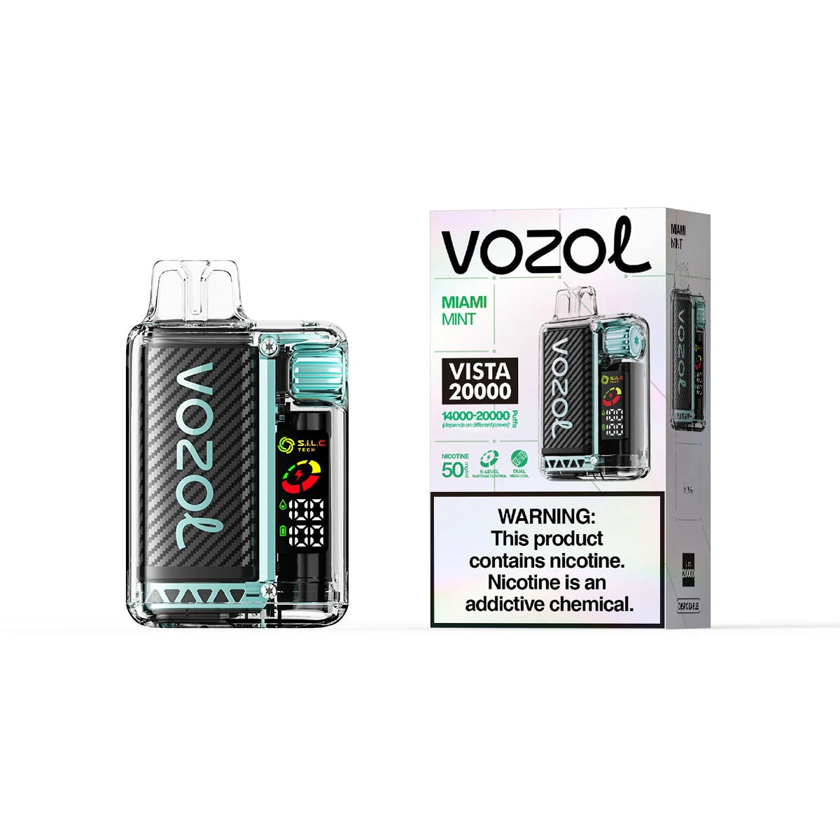 Vozol Vista 20000 Puffs Miami Mint