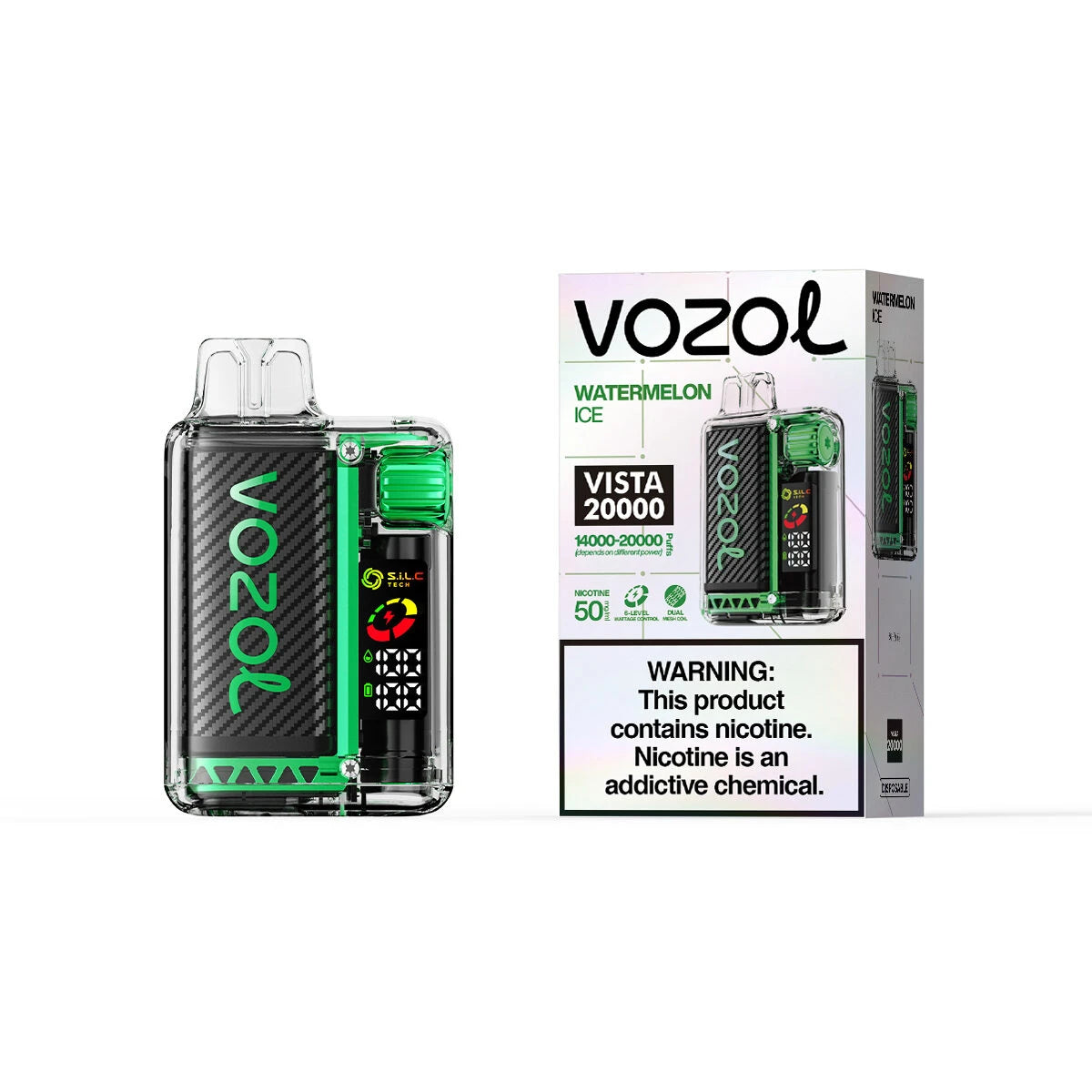 VOZOL Vape Vista 20000 Züge Wassermelone Eis