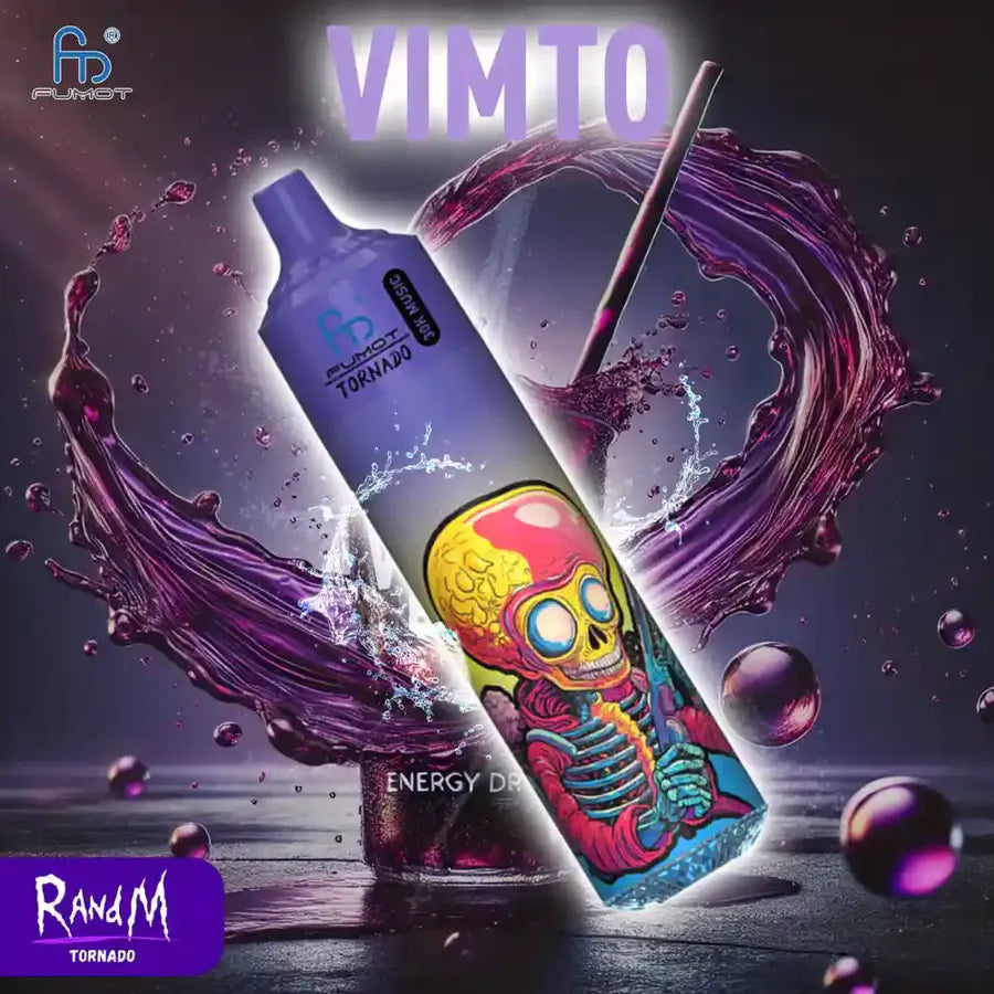 Fumot Vape Puff 30000 Bouffees Vimto Gout Cigarette électronique Jetable Édition Musique