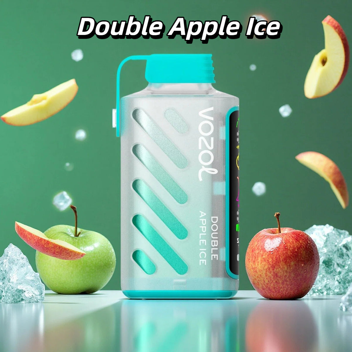 Double Apple Ice Vozol Gear Power 20000 Vape