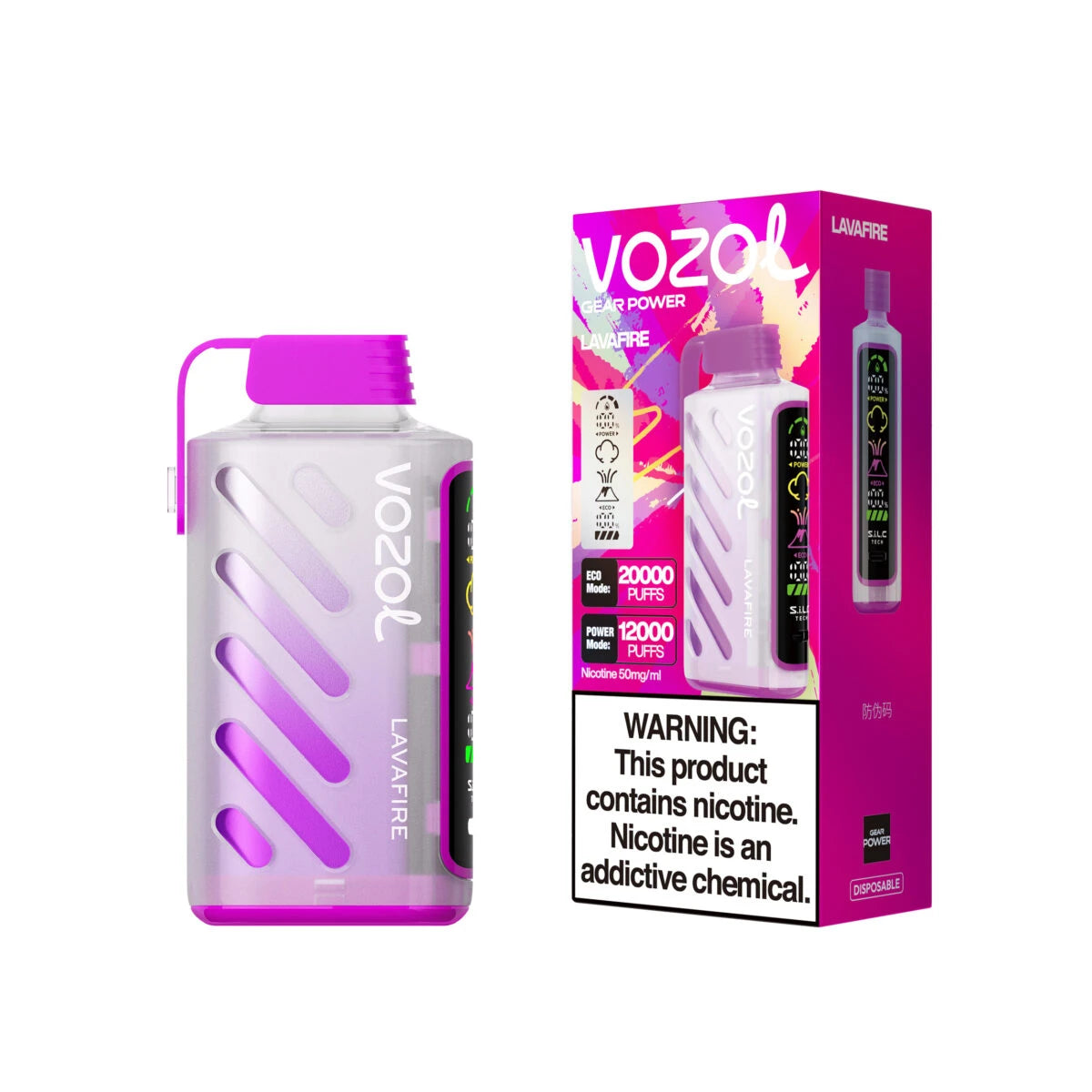 Saveur Lavafire VOZOL Gear Power 20000 Vape