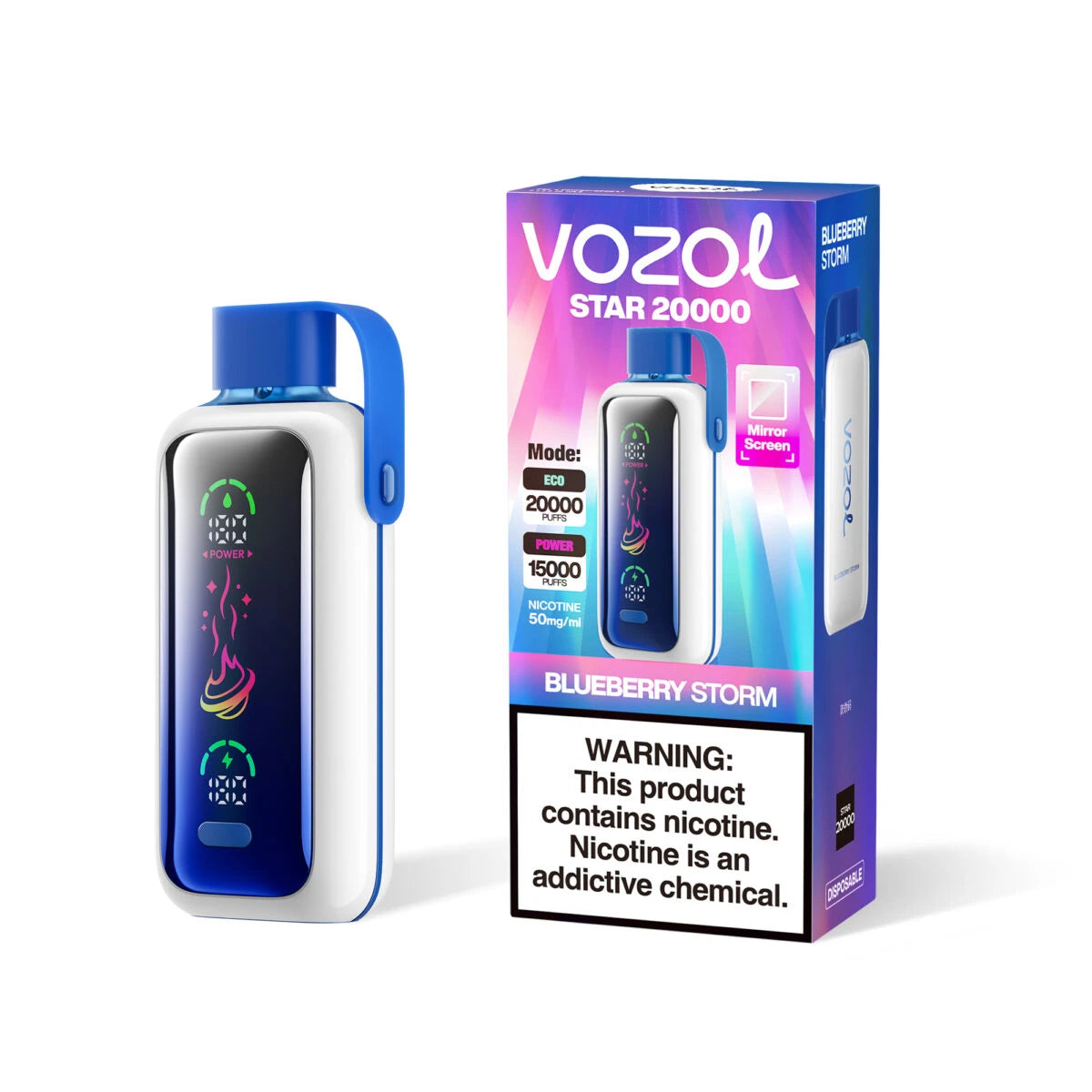 Vozol Star 20000 Züge Blueberry Storm