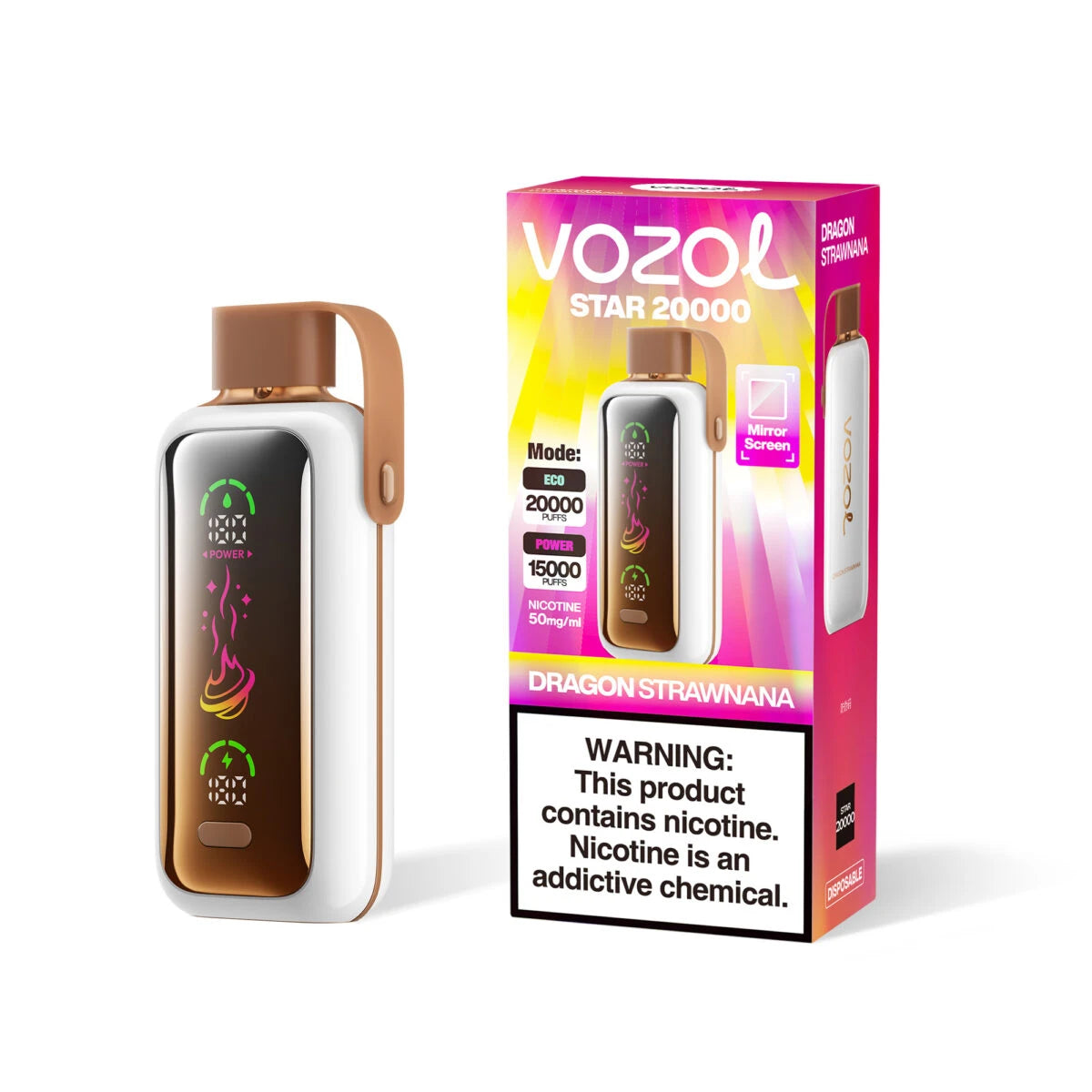 Vozol Star 20000 Vape Dragon Strawnana