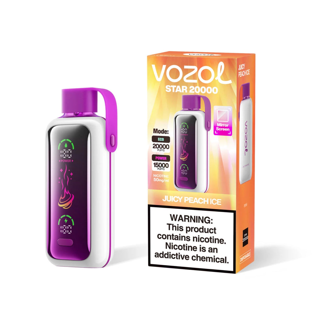 Dual Mesh Coil Vozol Star 20000 Juicy Peach Ice