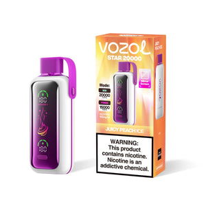 Dual Mesh Coil Vozol Star 20000 Juicy Peach Ice
