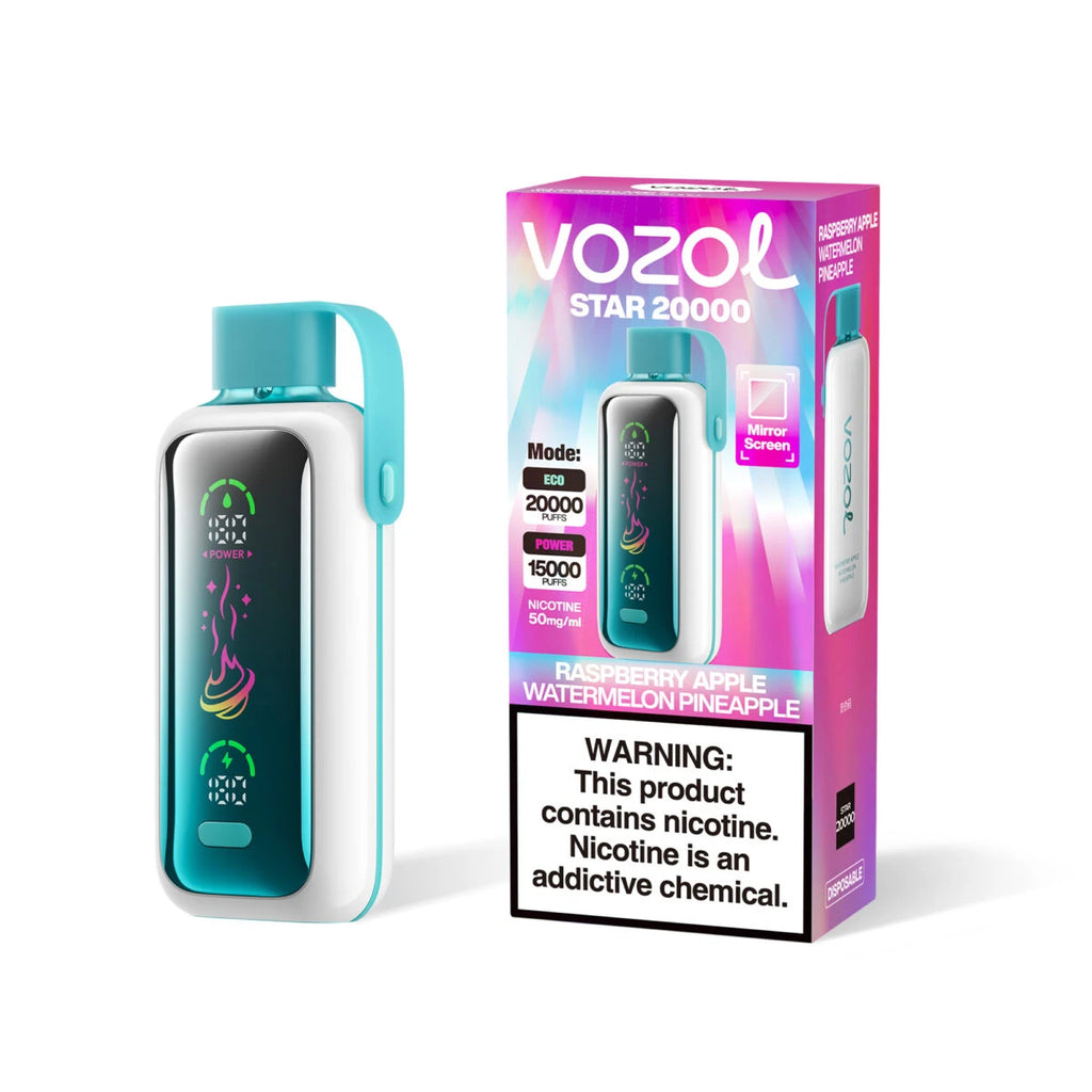 Vozol Star 20000 Raspberry Apple Watermelon Pineapple