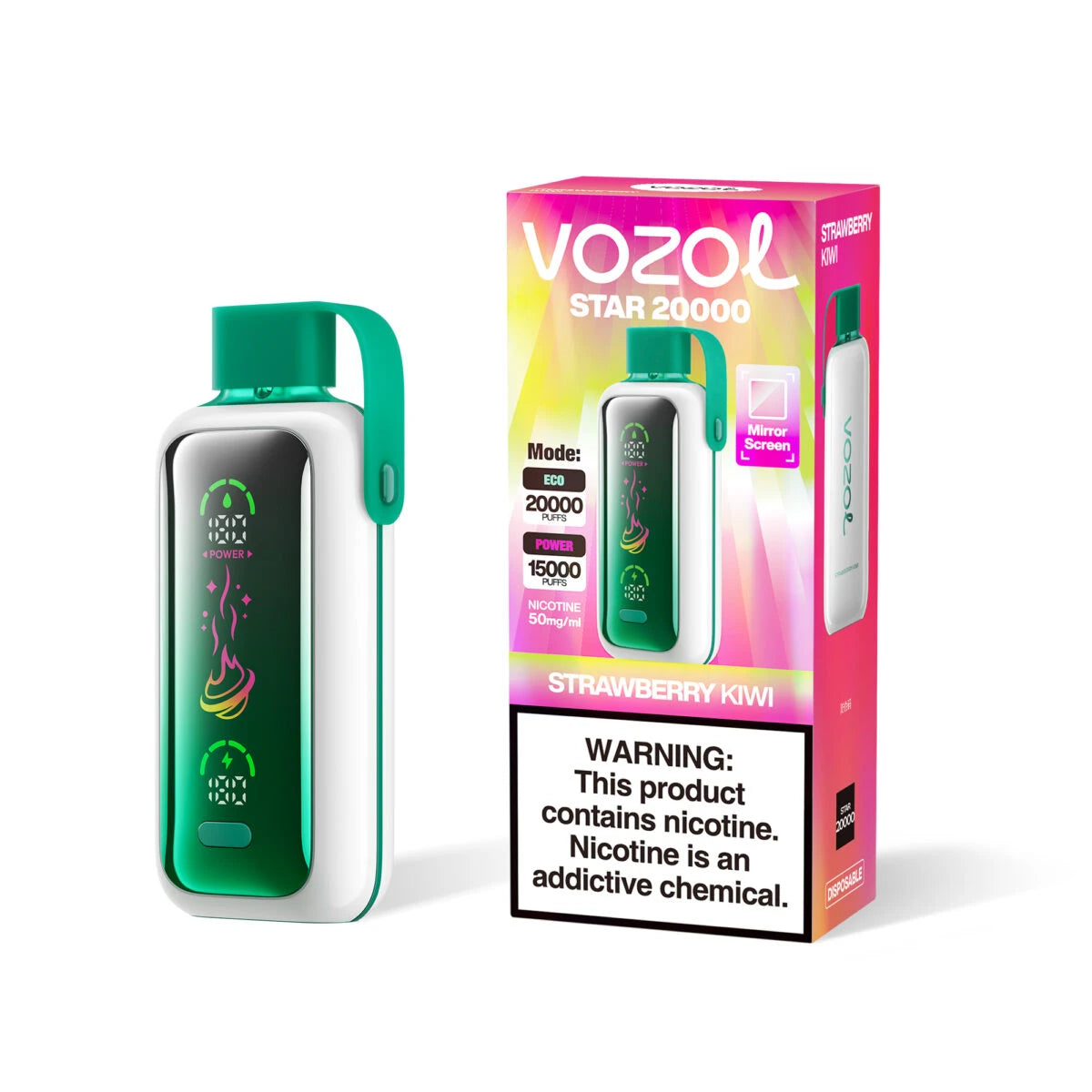 Vozol Star 20000 Züge Strawberry Kiwi