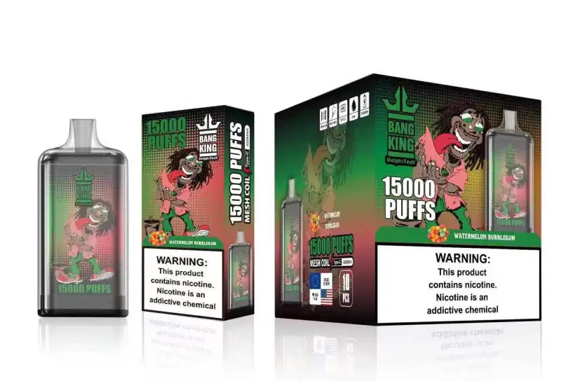 Bang King 15000 Puffs Vape Jetable - Watermelon Bubble Gum