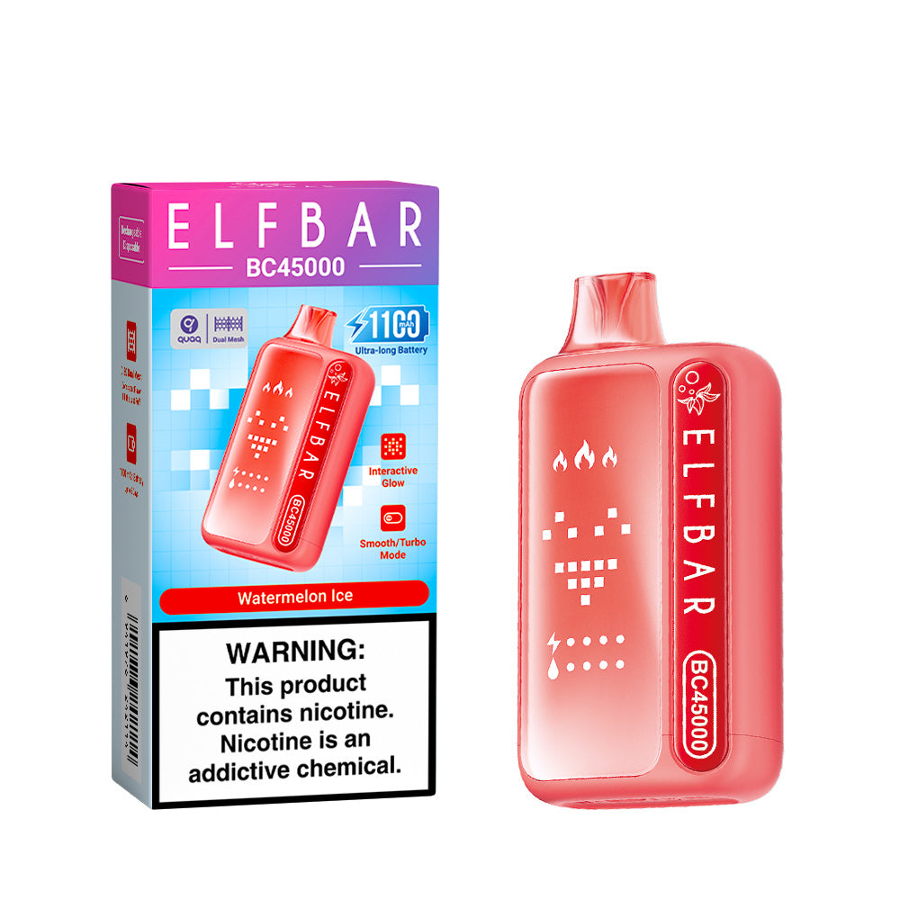 Elf Bar BC45000 Watermelon Ice : pastèque juteuse et fraîcheur intense
