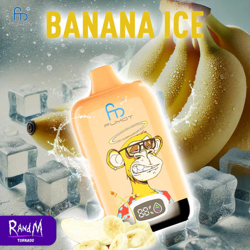 Puff 12K Bouffees Cigarette électronique Jetable with Big Puffs - Banana Ice Saveur